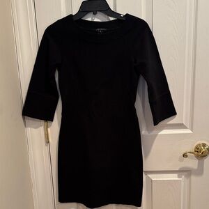 Elegant Theory Black Dress 3/4 sleeve size 0